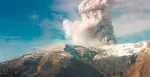 Sopka Nevado del Ruiz v Kolumbii je opäť aktívna. Snímka pochádza z 20. marca 2023