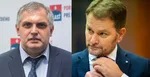 Na kombosnímke zľava Roman Michelko a Igor Matovič.