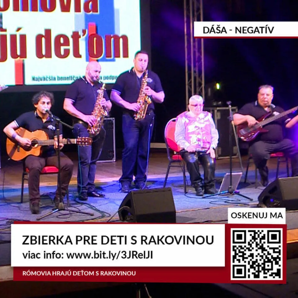 Read more about the article Koncert pre dobrú vec: Rómovia hrali deťom s rakovinou