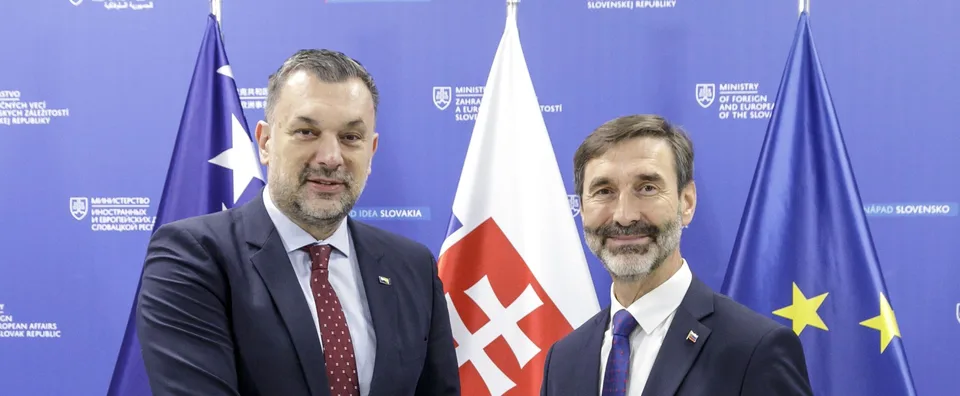 Read more about the article Investície, zelené technológie a cestovný ruch: Slovensko a Bosna plánujú veľké projekty