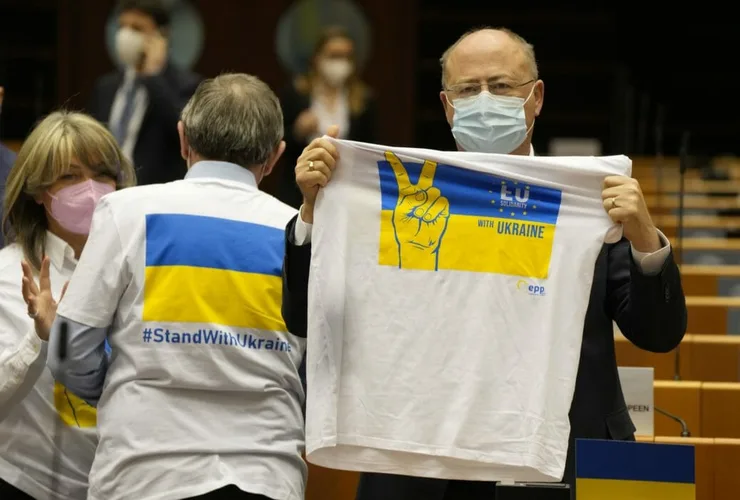 Europoslanci podporujúci Ukrajinu