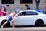 BMW, ktorého vodič mal byť obťažovaný.