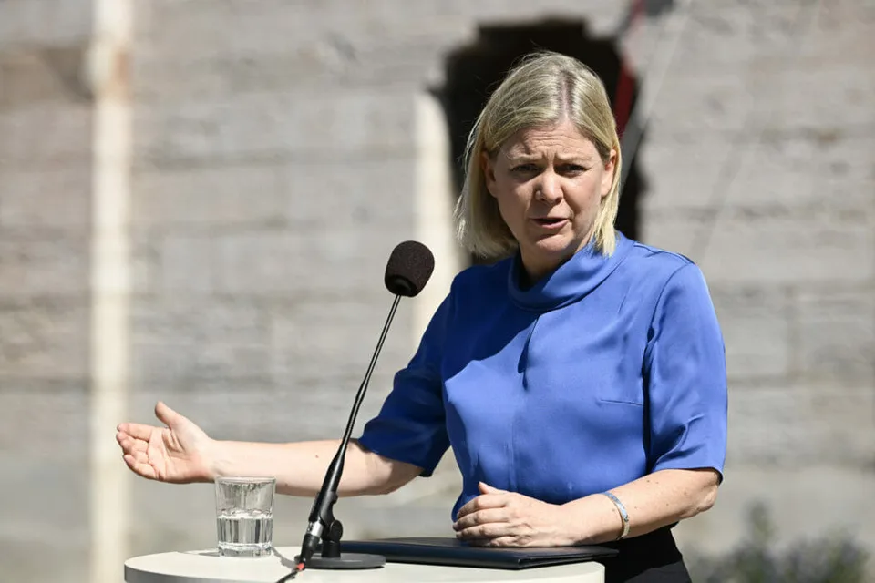 Read more about the article Hrozí, že Švédsko do NATO nevstúpi?  Premiérka Anderssonová “zamrzla” na tlačovke