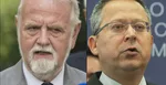 Na kombosnímke zľava Peter Osuský (SaS) a Ladislav Kamenický (Smer-SD).