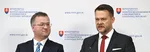 minister investícií, regionálneho rozvoja a informatizácie SR (MIRRI SR) Samuel Migaľ (nezávislý) a nezaradený poslanec NRSR Radomír Šalitroš,