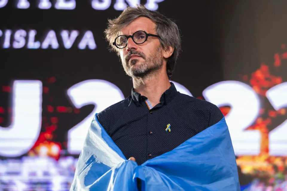 Read more about the article Progresívna mimovládka Mier Ukrajine bola na proteste na podporu bývalého komunistu 