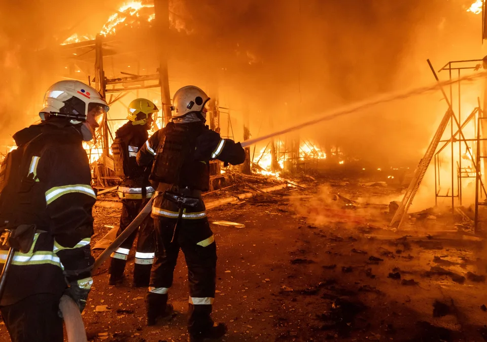Read more about the article Charkov opäť v plameňoch: Hlásia požiare aj zranených civilistov