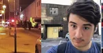 Na kombosnímke miesto streľby v centre Bratislavy a údajný páchateľ, ktorý tam zabil dvoch ľudí.