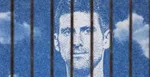 Na reklamnom pútači je zobrazená podobizeň srbského tenistu Novaka Djokoviča v Belehrade v pondelok 10. januára 2022.