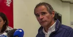 Riaditeľ Medzinárodnej agentúry pre atómovú energiu (MAAE) Rafael Grossi počas návštevy Kyjeva 6. októbra 2022.