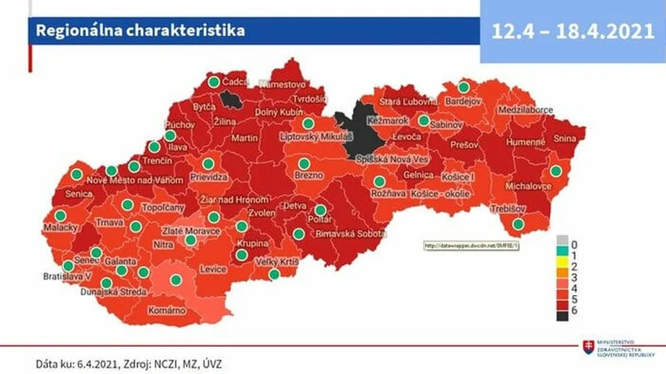 Read more about the article COVID AUTOMAT Ako je na tom váš okres? Čierna farba takmer úplne zmizla