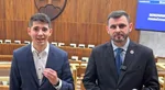 Poslanci Smeru Ján Mažgút a Erik Kaliňák