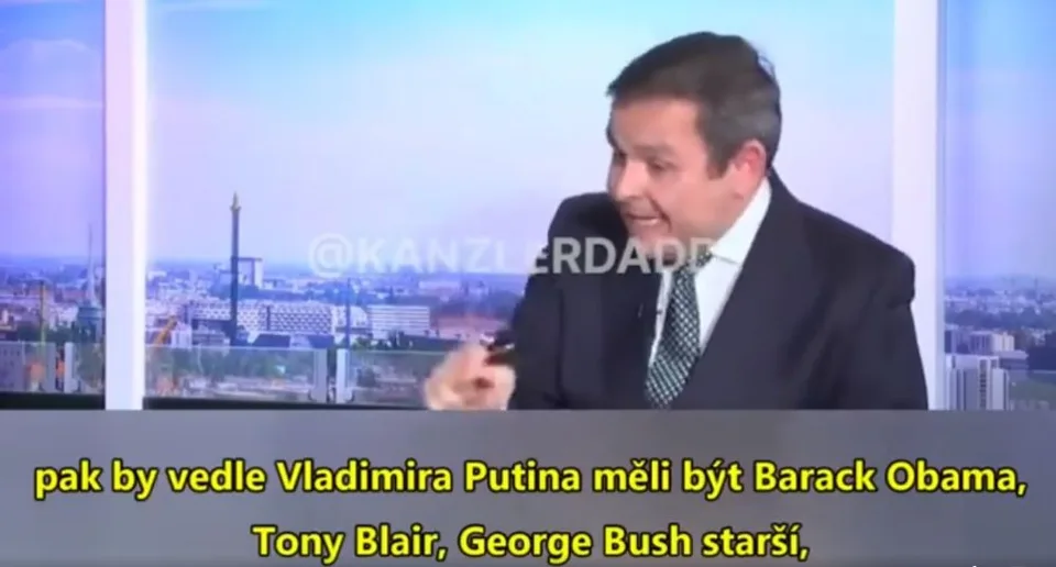 Read more about the article VIDEO Ak má stáť v Haagu Putin, tak potom tam s ním musia byť aj Barack Obama, Tony Blair, George Bush st. a najmä Bill Clinton!