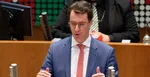 Premiér najľudnatejšej nemeckej spolkovej krajiny Severné Porýnie-Vestfálsko (NRW) Hendrik Wüst.
