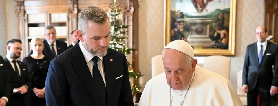 Read more about the article Pellegrini po audiencii u pápeža: TOTO je dôležitý odkaz o rovnosti a úcte pre všetkých ľudí