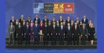 Lídri členských krajín NATO. V prednom rade vpravo prezidentka SR Zuzana Čaputová.