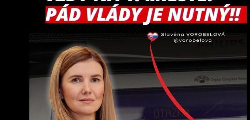 Read more about the article Vláda je blízko k pádu! Vorobelová: Budem hlasovať ZA Slovensko a slovenský národ