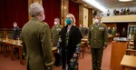 Ministerka obrany ČR Jana Černochová počas veliteľského zhromaždenia náčelníka Generálneho štábu Armády ČR.