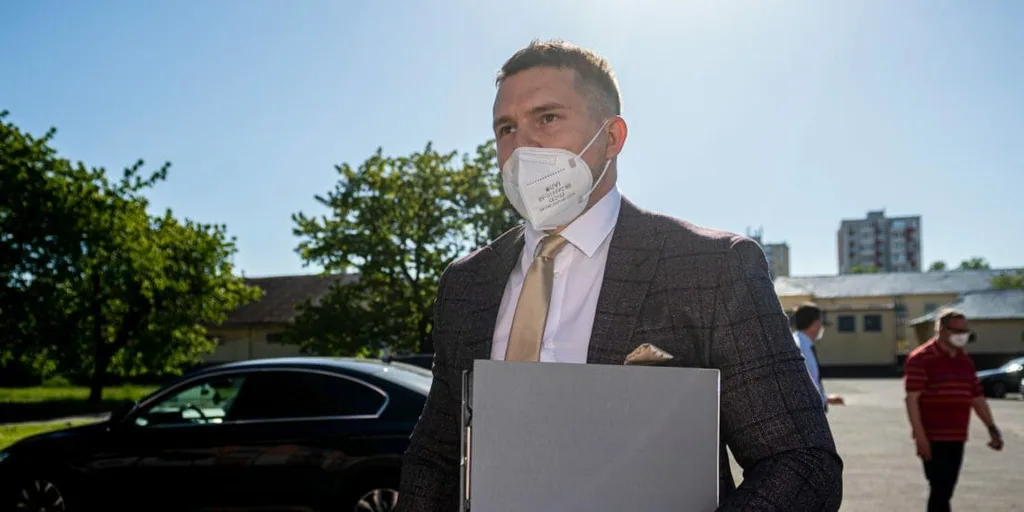 Erik Magál, obhajca bývalého špeciálneho prokurátora Dušana Kovačika.