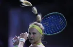 Slovenská tenistka Rebecca Šramková na finálovom turnaji Pohára Billie-Jean-Kingovej v Malage