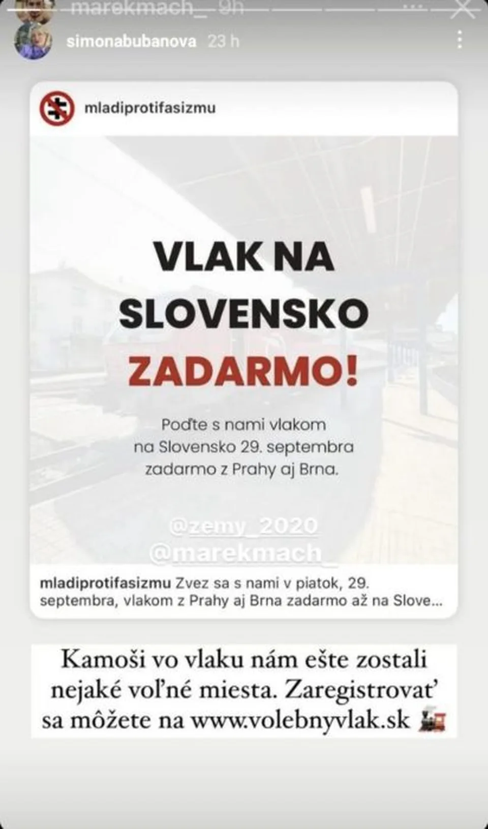 Read more about the article Je veľká vlaková volebná akcia z Čiech sklamaním? Mimovládky sa ešte aj dnes vnucovali s voľnými miestami!