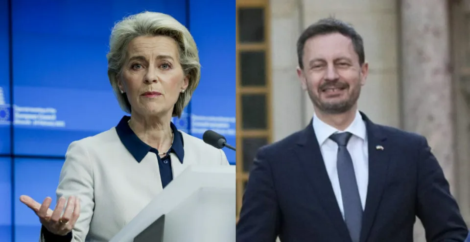 Read more about the article Von der Leyenová berie Hegera na výlet do Kyjeva! Má mandát na rokovania?