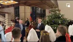 Peter Pellegrini a mikulášske predstavenie