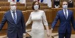 Zľava Milan Krajniak, Veronika Remišová a Martin Klus.