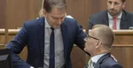Zľava Igor Matovič (OĽANO) a Boris Kollár (Sme rodina).