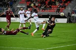 Kelvin Ofori takto prvýkrát prekonal brankára Danka - zdroj - fcspartaktrnava.com