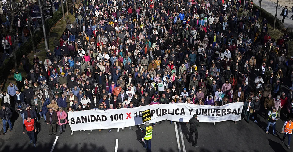 Read more about the article V Španielsku bolo rušno: Stovky tisíce zamestnancov v uliciach Madridu!