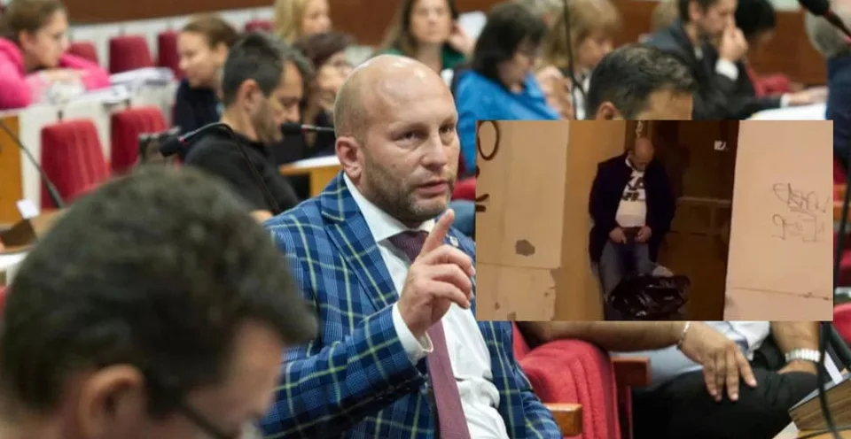 Read more about the article VIDEO Bude ho riešiť polícia? Košický mestský poslanec a kandidát na starostu sa “rozbil na štrot”!