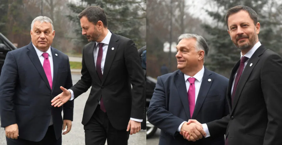 Read more about the article VIDEO Heger po stretnutí s Orbánom: Všimol som si, že má starý šál, preto som mu dnes daroval nový