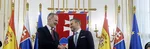 Na snímke zľava španielsky kráľ Filip VI. a prezident SR Peter Pellegrini