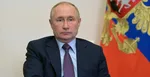 Ruský prezident Vladimir Putin počas videokonferencie o rozvoji energetického sektora v prezidentskej rezidencii Novo-Ogarjovo na okraji Moskvy v Rusku 6. októbra 2021.
