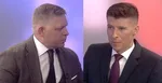 Zľava na kombosnímke Robert Fico a Rastislav Iliev.