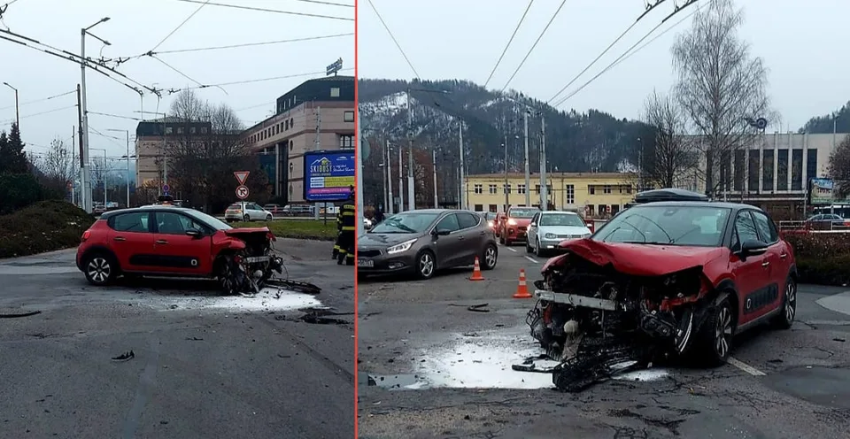 Read more about the article FOTO Vodič zrazil troch chodcov! Unikal pred políciou v Banskej Bystrici