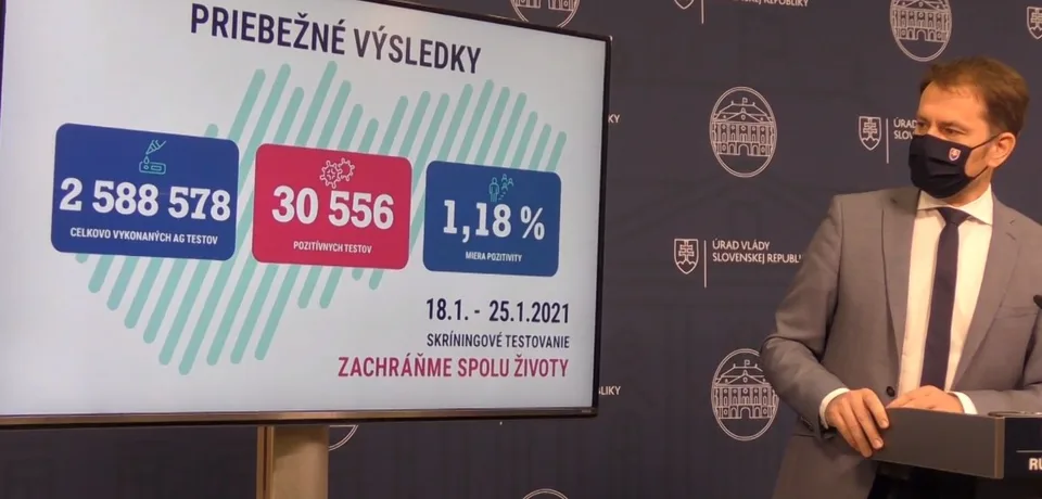 Read more about the article VIDEO Ako dopadol skríning? Matovič: Je ilúziou si myslieť, že vakcína nás zachráni!