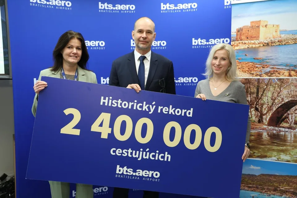 Read more about the article Bratislavské letisko hlási historický rekord: Rok 2025 bol najúspešnejší