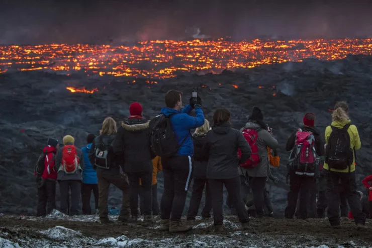 Erupcia sopky na Islande