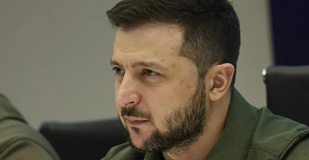 Ukrajinský prezident Volodymyr Zelenskyj.