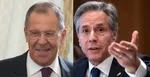 Na kombosnímke zľava Sergej Lavrov a Antony Blinken.