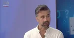 Pavol Minár v štúdiu spravodajskej televízie.