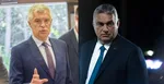Na komsnímke zľava Ivan Korčok a Viktor Orbán.