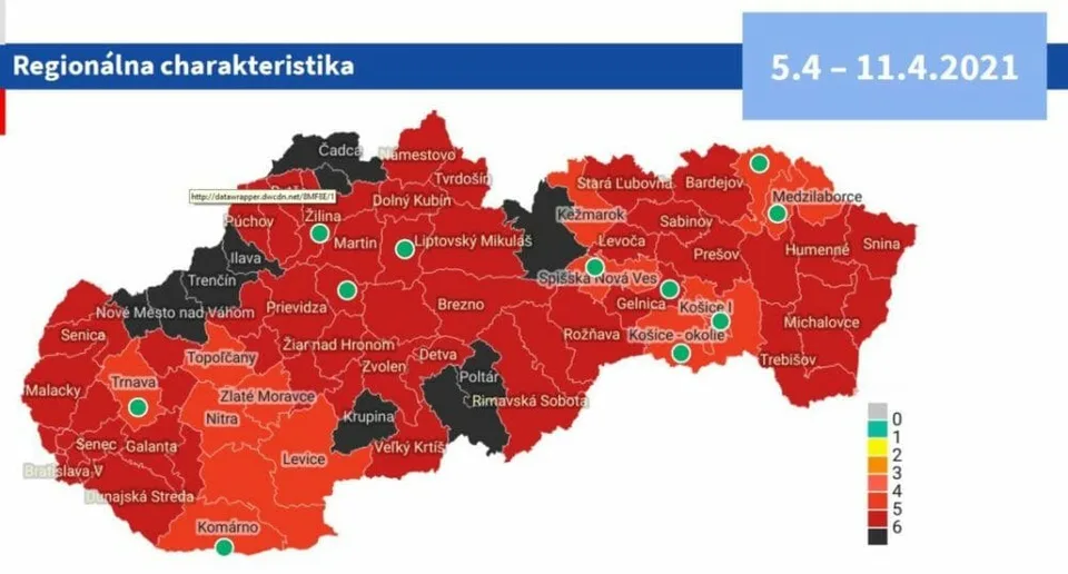 Read more about the article Sme na dobrej ceste! Počet čiernych okresov opäť klesol