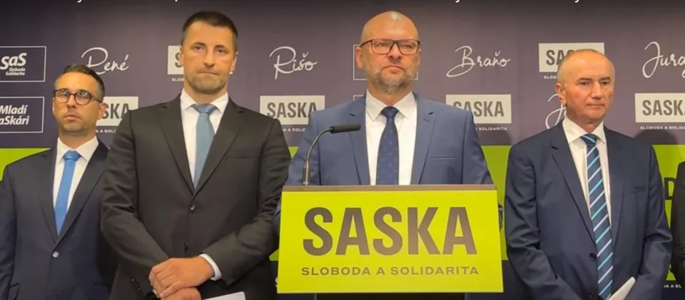 Read more about the article SaS volá po konci šéfa SIS: Aláč musí byť odvolaný z funkcie! Musí sa prinavrátiť dôvera v právny štát