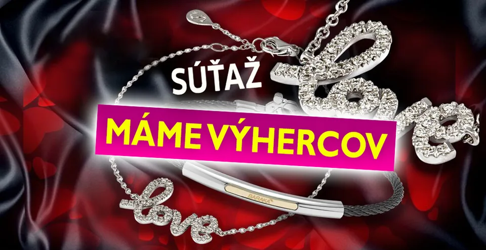 Read more about the article Niekto bude mať pekného Valentína: Poznáme výhercov luxusných šperkov