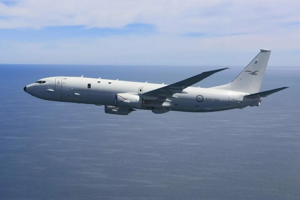 Na ilustračnej snímke lietadlo Boeing P-8A Poseidon.