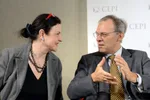 Katarína Mathernová, vľavo