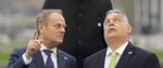 maďarský premiér Viktor Orbán a poľský premiér Donald Tusk